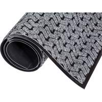 Tire-Track Performance Entrance Mats, Wiper/Scraper, 4' x 8' x 3/8", Grey Toolneeds Inc.