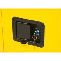 Flammable Storage Cabinet, 12 gal., 1 Door, 23" W x 35" H x 18" D Toolneeds Inc.