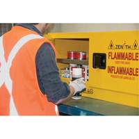 Flammable Storage Cabinet, 12 gal., 2 Door, 43" W x 18" H x 18" D Toolneeds Inc.
