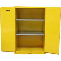 Flammable Storage Cabinet, 90 Gal., 2 Door, 43" W x 66" H x 34" D Toolneeds Inc.