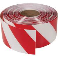 Ruban de marquage tr&egrave;s r&eacute;sistant pour plancher ArmorStripe, 4" x 100', PVC, Rouge et blanc Toolneeds Inc.