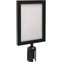 Sign Frame for Crowd Control Post, Black Toolneeds Inc.