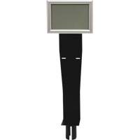 Sign & Dispenser Holder for Crowd Control Post, Black Toolneeds Inc.