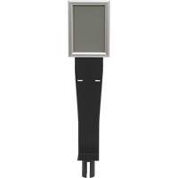 Sign & Dispenser Holder for Crowd Control Post, Black Toolneeds Inc.