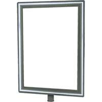 Heavy-Duty Vertical Sign Holder for Classic Posts, Polished Chrome Toolneeds Inc.