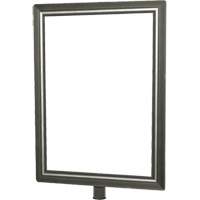 Heavy-Duty Vertical Sign Holder for Classic Posts, Satin Chrome Toolneeds Inc.