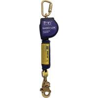 Nano-Lok Extended Length Self Retracting Lifeline, 10', Dyneema&reg;, Swivel Toolneeds Inc.