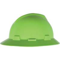 V-Gard&reg; Slotted Full-Brim Hardhat, Pinlock Suspension, Non-Vented Toolneeds Inc.