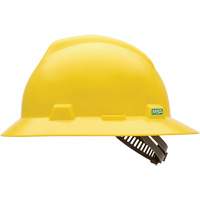 V-Gard&reg; Slotted Full-Brim Hardhat, Pinlock Suspension, Non-Vented Toolneeds Inc.