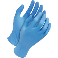 Gants jetables classiques, Moyen, Nitrile, 4 mils, Sans poudre, Bleu Toolneeds Inc.