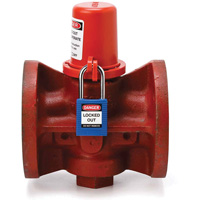 Housse de s&eacute;curit&eacute; pour fontaine et dispositif de cadenassage pour robinet &agrave; tournant, Ensemble Vanne/Robinet &agrave; eau Toolneeds Inc.