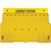 Trilingual Covered Lock Station, None Padlocks, 10 Padlock Capacity, Padlocks Not Included Toolneeds Inc.