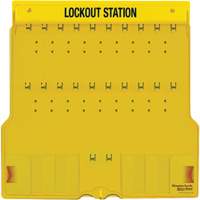 Trilingual Covered Lock Station, None Padlocks, 20 Padlock Capacity, Padlocks Not Included Toolneeds Inc.
