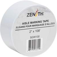 Ruban pour marquage d'all&eacute;es, 2" x 108', PVC, Blanc Toolneeds Inc.