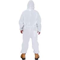 Hooded Coveralls, Medium, White, SMS Toolneeds Inc.