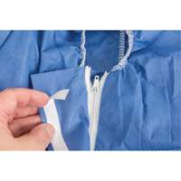 Hooded Coveralls, Medium, Blue, SMS Toolneeds Inc.