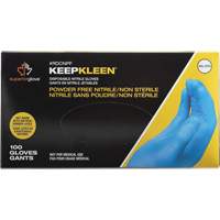 KeepKleen&reg; Disposable Glove, Small, Nitrile, 2.8-mil, Powder-Free, Blue Toolneeds Inc.