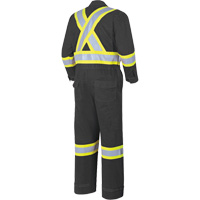 7702BK FR-Tech&reg; 88/12 FR Arc Rated Coveralls, Size 36, Black, 9.7 cal/cm² Toolneeds Inc.