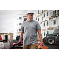 Hybrid Work Tee Shirt, Men's, Small, Grey Toolneeds Inc.