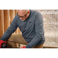 Hybrid Work Tee Shirt, Men's, Small, Blue Toolneeds Inc.