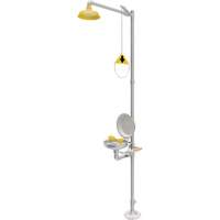 Douche durgence et douche oculaire combin&eacute;es, Socle Toolneeds Inc.