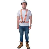 Traffic Harness, High Visibility Orange, Silver Reflective Colour, Medium Toolneeds Inc.