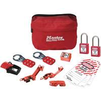 Trousse de cadenassage standard avec cadenas en thermoplastique Zenex, Ensemble &eacute;lectrique, 13 composants compris Toolneeds Inc.