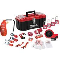 Premier Lockout Kit with Zenex Thermoplastic Locks, Electrical Kit, 21 Components Toolneeds Inc.