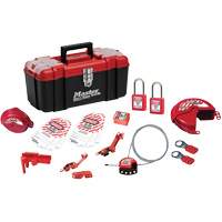 Basic Lockout Kit with Zenex Thermoplastic Locks, Electrical/Valve Kit, 19 Components Toolneeds Inc.