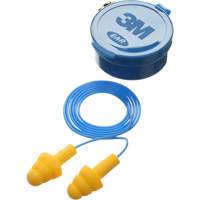 E-A-R Ultrafit Premolded Earplugs, Corded, Pair - Plastic Case, 25 dB NRR, One-Size Toolneeds Inc.