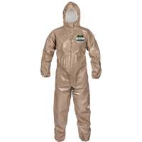 Coveralls, ChemMax 4 Plus, Large, Brown Toolneeds Inc.