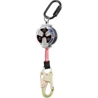 Dynamic Small Snap Hook Self-Retracting Lifeline, 6', Polyester, Swivel Toolneeds Inc.
