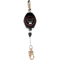 Dynamic Self-Retracting Lifeline, 20', Galvanized Steel, Swivel Toolneeds Inc.