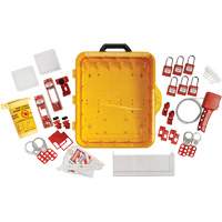 Electrical Lockout Station with Keyed Different Nylon Safety Lockout Padlocks, Plastic Padlocks, 60 Padlock Capacity, Padlocks Included Toolneeds Inc.