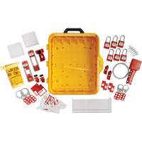 Electrical Lockout Station with Keyed Alike Nylon Safety Lockout Padlocks, Plastic Padlocks, 55 Padlock Capacity, Padlocks Included Toolneeds Inc.