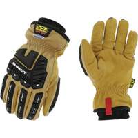 Coldwork Waterproof M-Pact&reg; Driver Gloves, 8, Grain Leather Palm, Elastic Cuff Toolneeds Inc.
