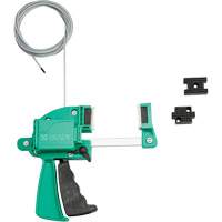 Green Clamping Cable Lockout, 8' Length Toolneeds Inc.