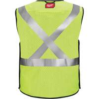 Gilet de s&eacute;curit&eacute; &agrave; maille d&eacute;tachable, Noir/Jaune lime haute visibilit&eacute;, Moyen/Petit Toolneeds Inc.