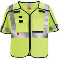 Gilet de s&eacute;curit&eacute; &agrave; maille d&eacute;tachable, Noir/Jaune lime haute visibilit&eacute;, Moyen/Petit Toolneeds Inc.