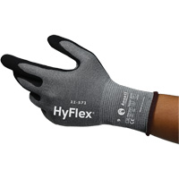 HyFlex&reg; 11-571 Cut-Resistant Gloves, Size 5, 15 Gauge, Nitrile Coated, Nylon/HPPE/Spandex Shell, ASTM ANSI Level A4/EN 388 Level D Toolneeds Inc.