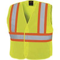 598P Veste de s&eacute;curit&eacute; &agrave; maille d&eacute;tachable, Jaune lime haute visibilit&eacute;, Moyen/Petit, Polyester Toolneeds Inc.