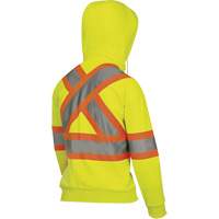 6925W Women's Zip Style Hoodie, X-Small, High Visibility Yellow Toolneeds Inc.