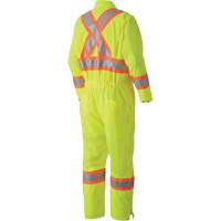 5999A Traffic Safety Coveralls, X-Small, High Visibility Lime-Yellow Toolneeds Inc.