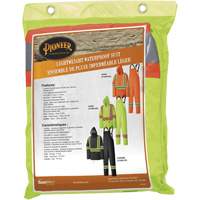 5599 Lightweight Waterproof Rain Suit, Polyester/PVC, X-Small, High Visibility Lime-Yellow Toolneeds Inc.