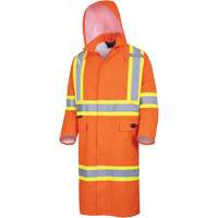 5630 The Rock 300D Waterproof Long Coat, Polyester, Small, High Visibility Orange Toolneeds Inc.