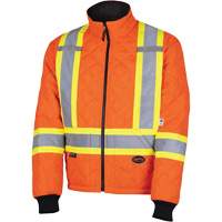 5015A Quilted Freezer Jacket, Polyester, High Visibility Orange, X-Small Toolneeds Inc.