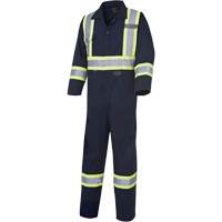 516T Coveralls, 40 (Tall), Navy Blue Toolneeds Inc.