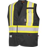 7729 FR-Tech&reg; Flame-Resistant Arc Safety Vest, Small, Black, 10 cal/cm² Toolneeds Inc.