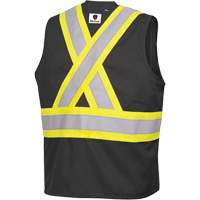 7729 FR-Tech&reg; Flame-Resistant Arc Safety Vest, Small, Black, 10 cal/cm² Toolneeds Inc.