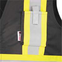 7729 FR-Tech&reg; Flame-Resistant Arc Safety Vest, Small, Black, 10 cal/cm² Toolneeds Inc.